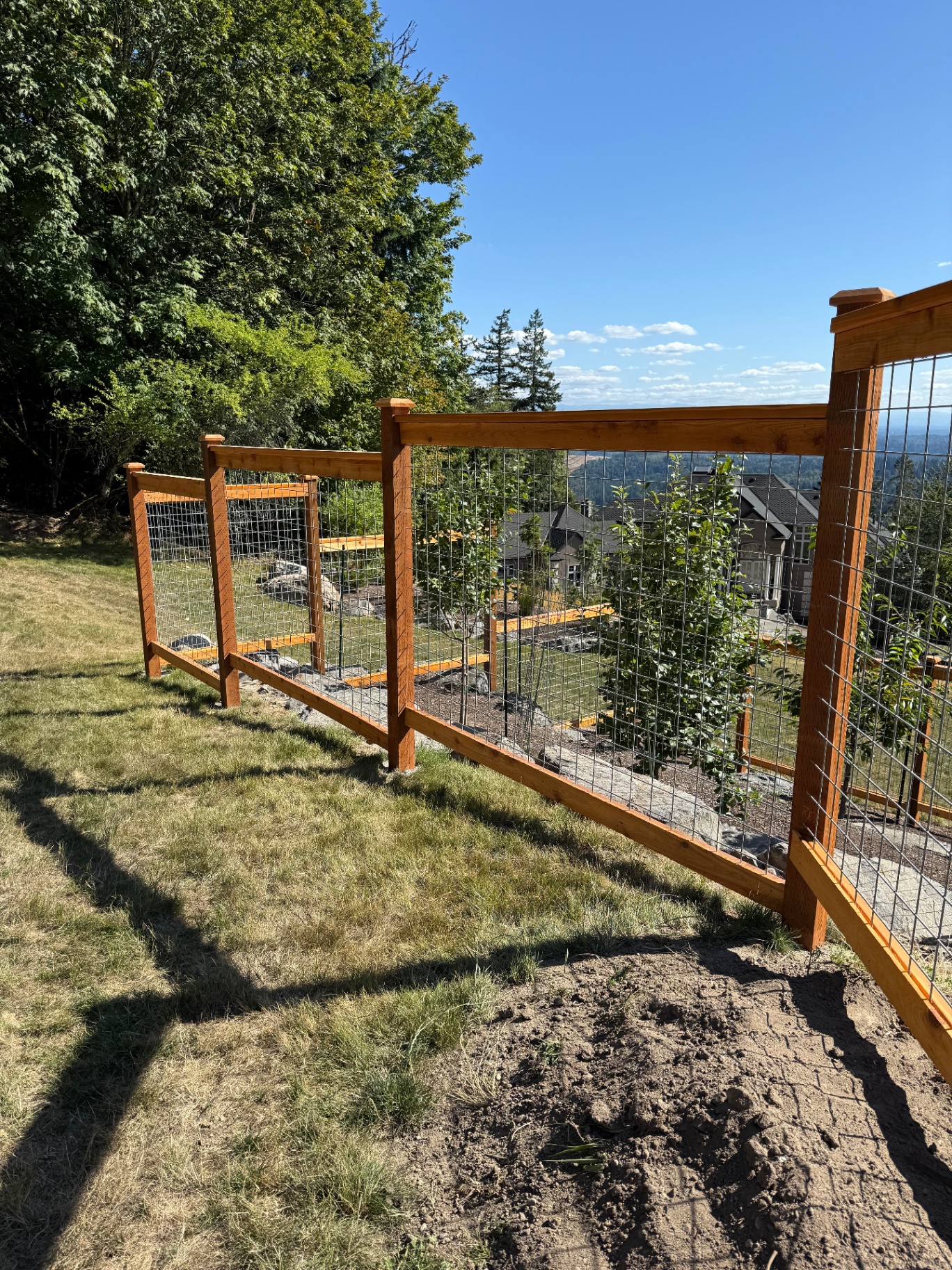 5' Galvanized Hogwire Fence fence in Seattle by MyFence.com