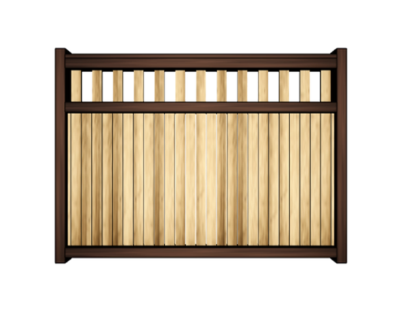 Craftsman Style Fence