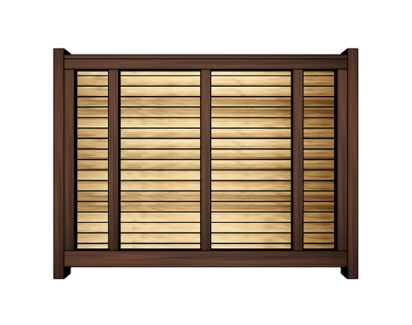 Horizontal Cedar Fence