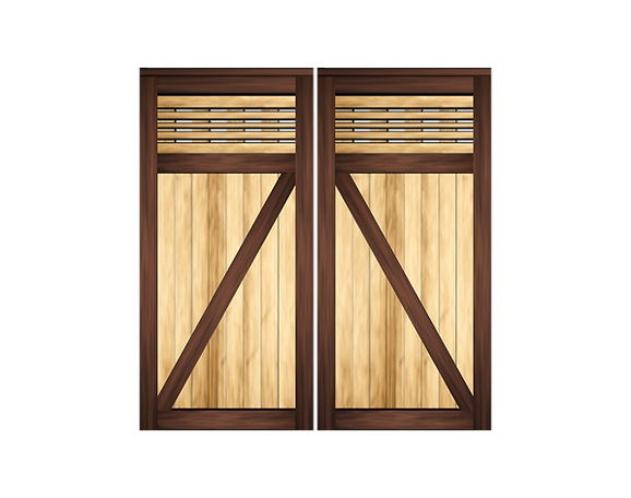Horizontal Lattice Top Gates
